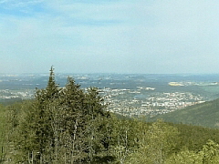 Weitsicht vom Kickelhahn bei Ilmenau