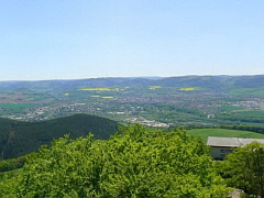 Weitsicht vom Kulm bei Saalfeld