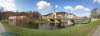 Untermhuser Brcke mit Marienkirche und Blick zum Schlo Osterstein