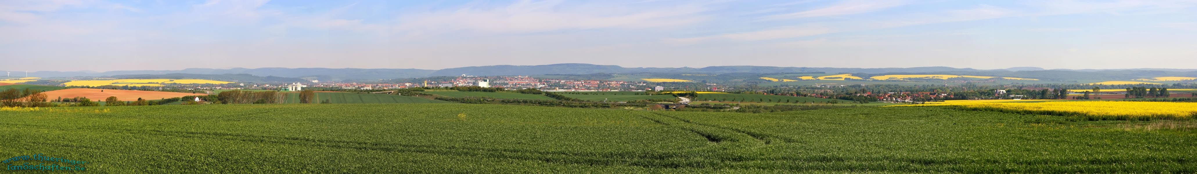 Blick auf Nordhausen