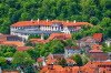 Blick vom Rohrer Berg aus auf Meiningen