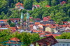 Blick vom Rohrer Berg aus auf Meiningen