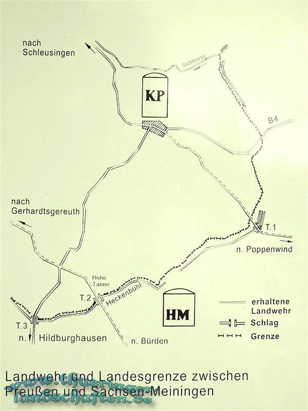 Landwehr auf dem Heckenbhl bei Brden