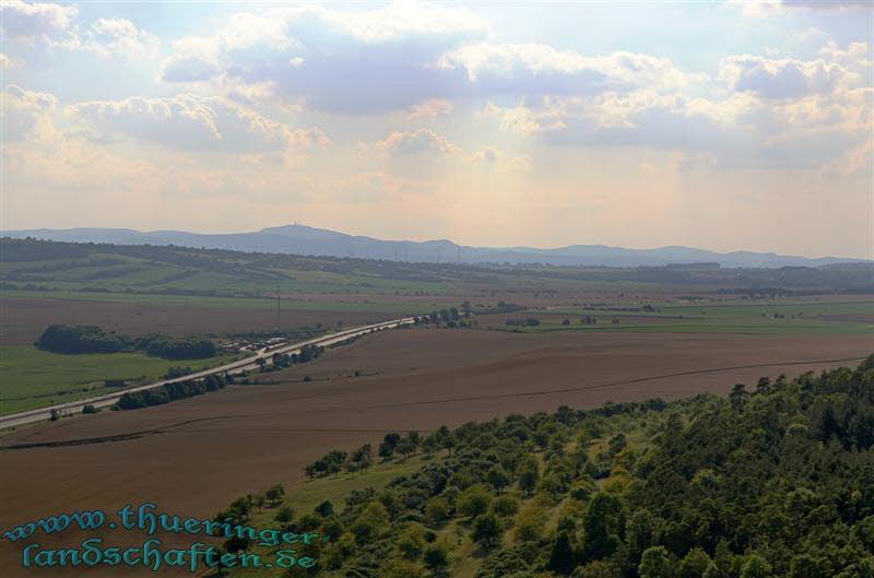 Blick von der Burg Gleichen