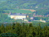 Blick vom Kulm Saalfeld auf die Heidecksburg in Rudolstadt