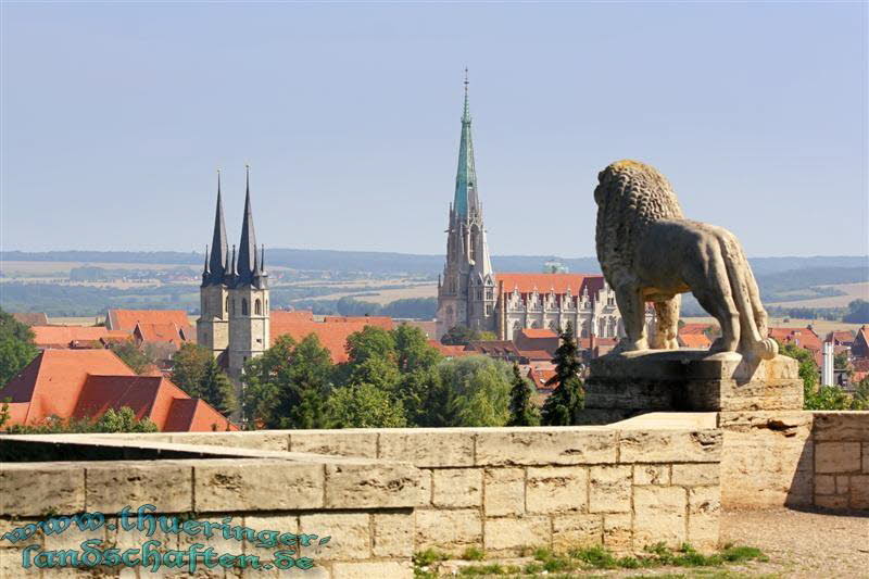 Blick vom Am Lwen auf die Kirche St. Marien & St. Jakobi