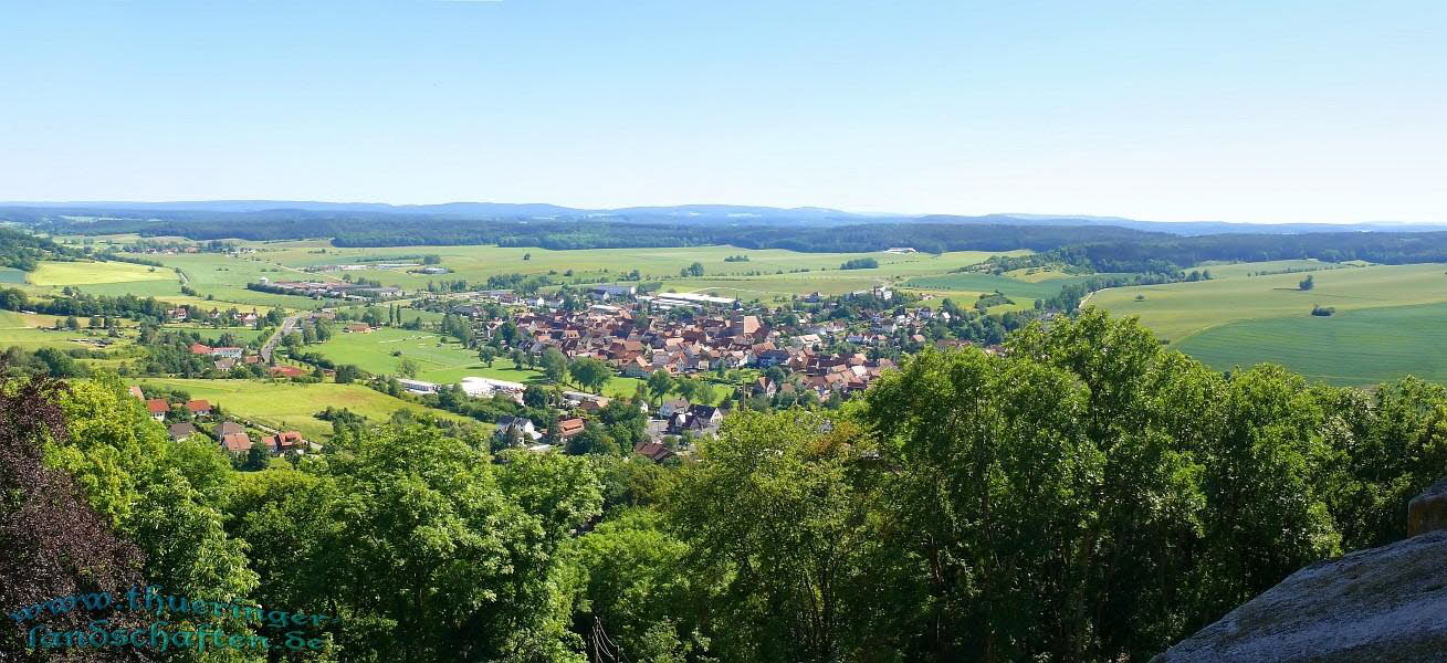 Weitsicht von der Veste Heldburg