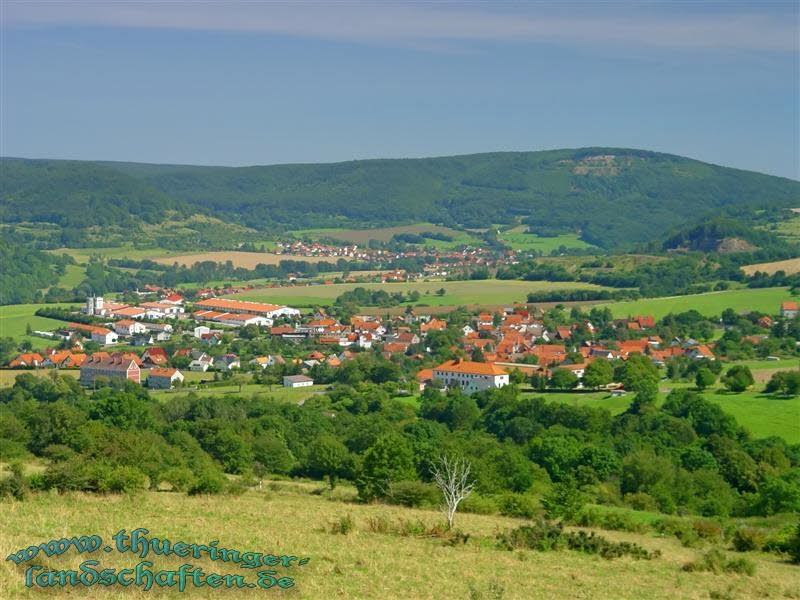 Weitsicht vom Katzenstein bei Andenhausen (Zella, Diedorf, Fischbach)