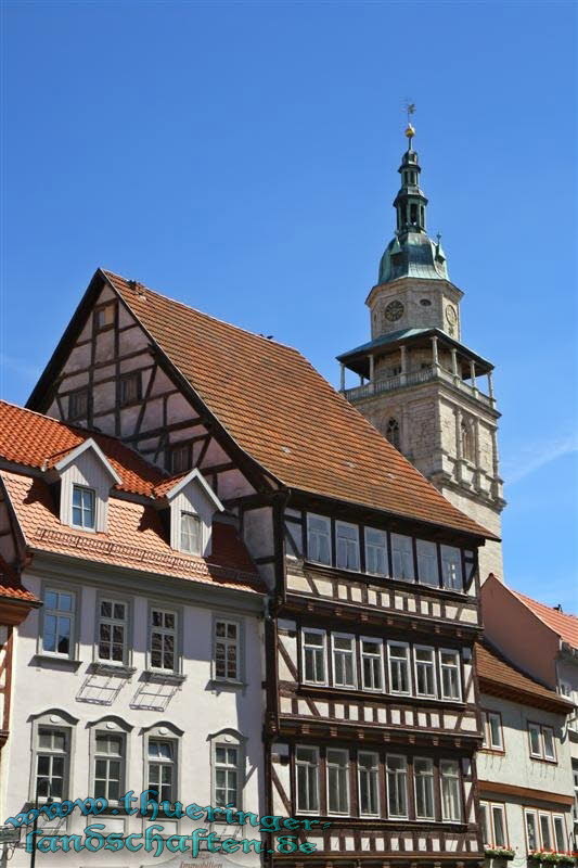 Vor dem Schlosse - Blick zur Marktkirche