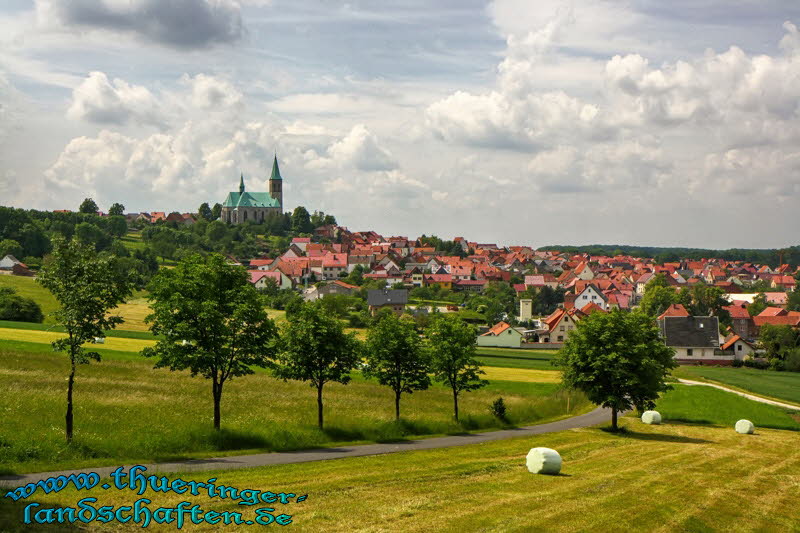 Effelder mit dem Eichsfelder Dom