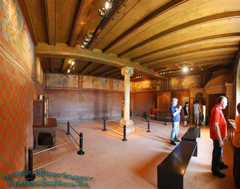 Ausstellung auf der Wartburg (Landgrafenzimmer)