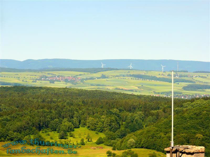 Weitsicht von der Veste Heldburg