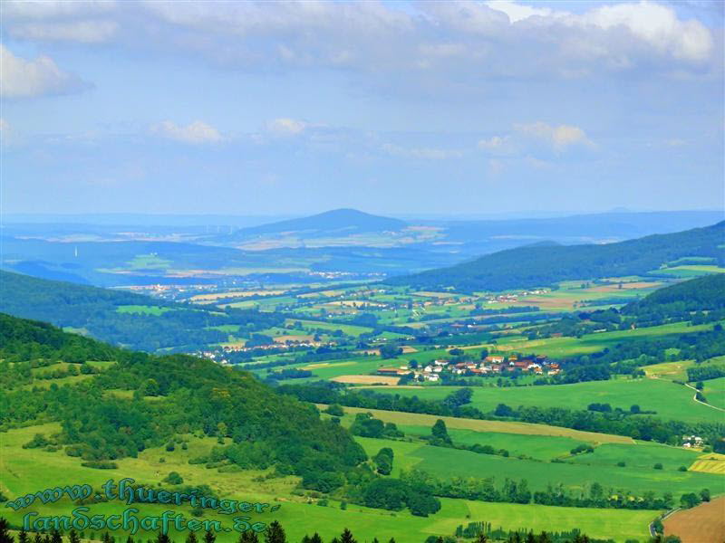 Weitsicht vom Aussichtspunkt Ellenbogen bei Frankenheim