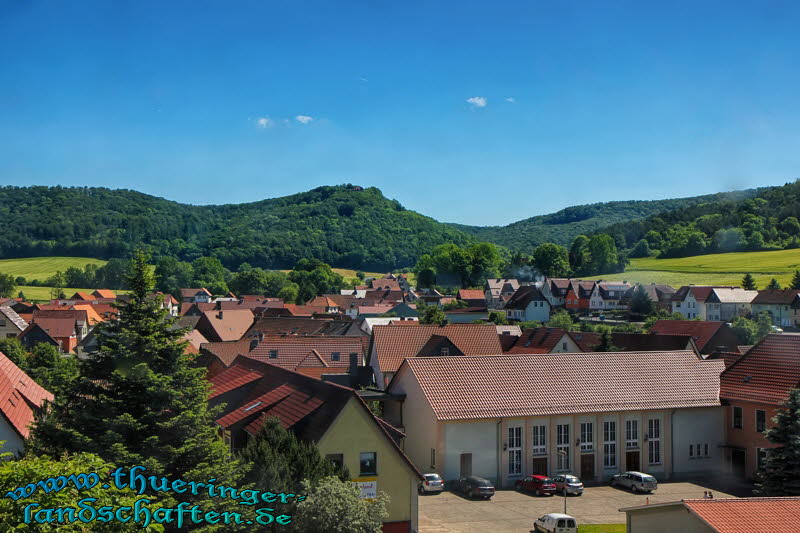 Blick vom Schloss Martinfeld