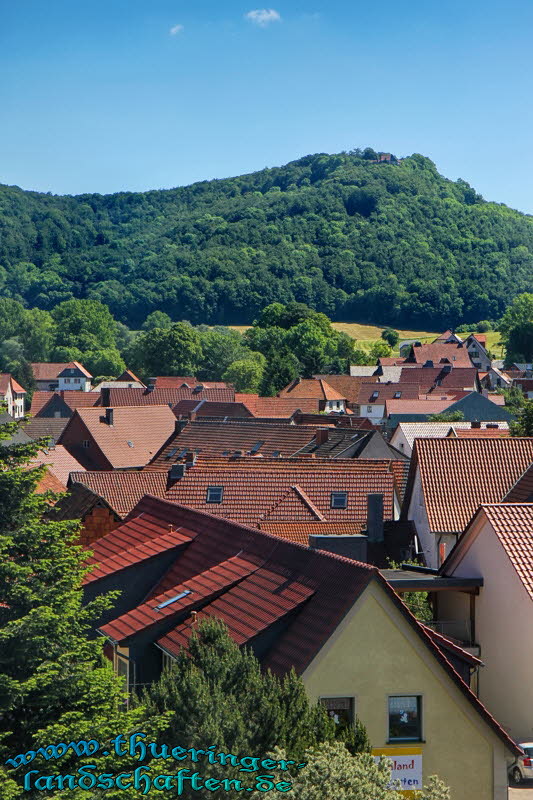 Blick vom Schloss Martinfeld