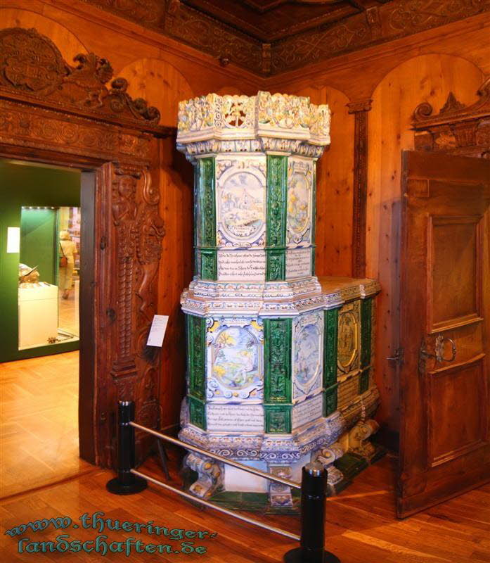 Ausstellung auf der Wartburg (Fayenceofen)