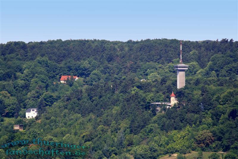 Weitsicht vom Hausberg (Funkturm am Landgrafen)