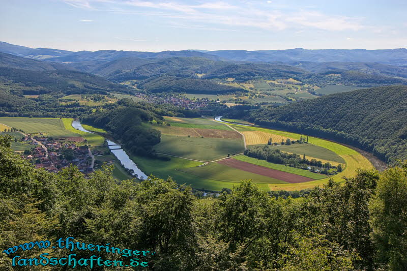 Blick von der Teufelskanzel ins Werratal