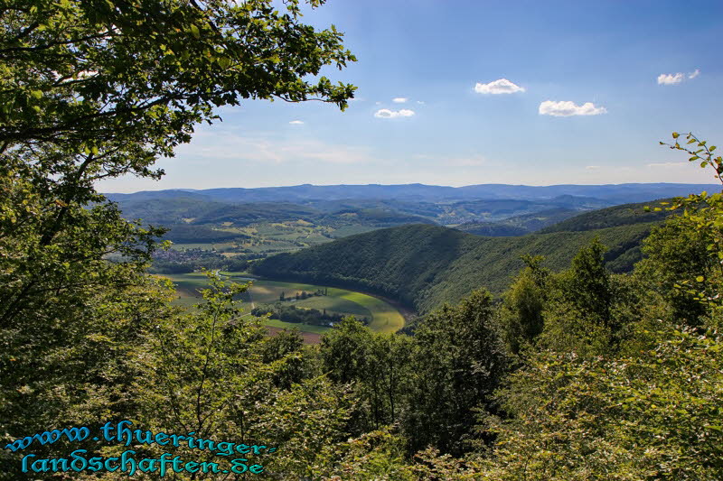 Blick von der Teufelskanzel ins Werratal