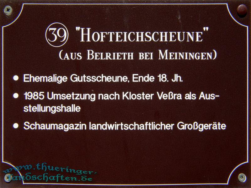 Hofteichscheune, Ausstellung landwirtschaftlicher Grogerte