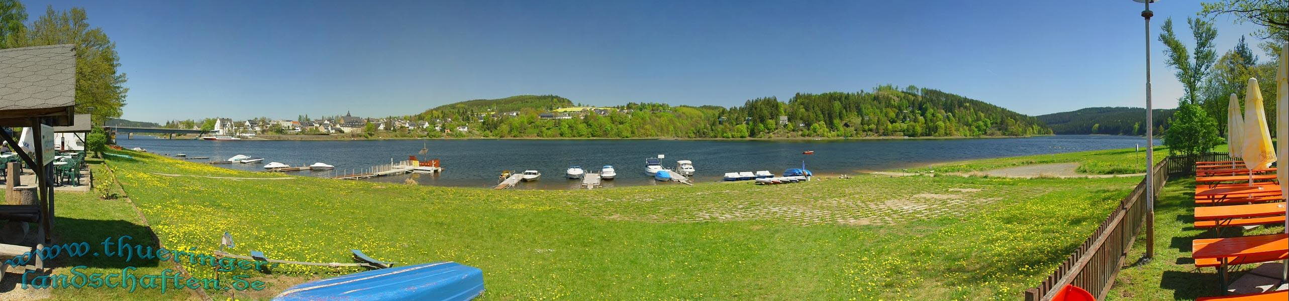 Saalburg und die Bleilochtalsperre