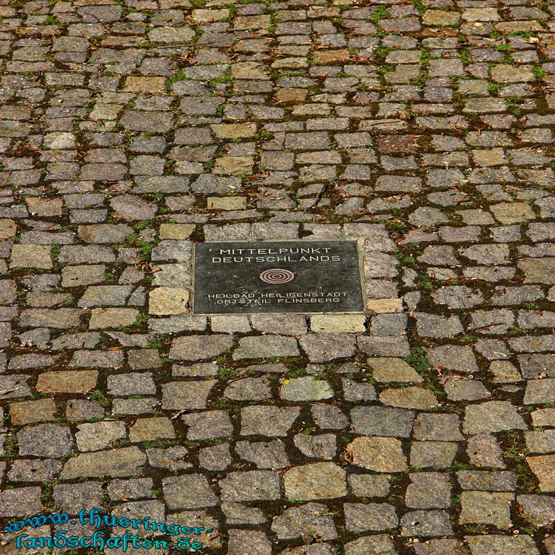 Mittelpunkt Deutschlands bei Flinsberg