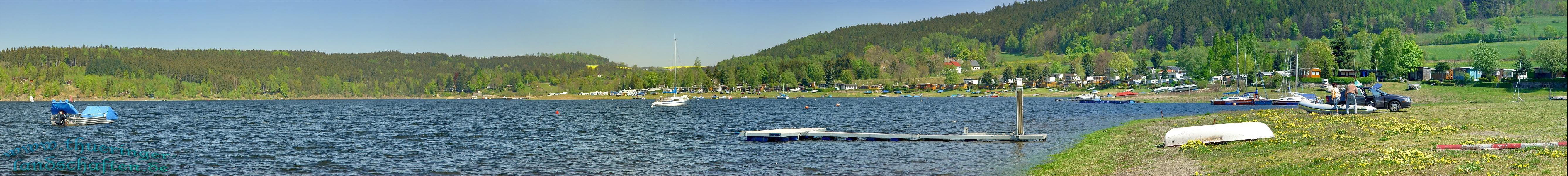 Bleilochtalsperre bei Saalburg