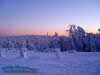 Blick vom Schneekopf auf den Fichtenkopf bei Sonnenuntergang