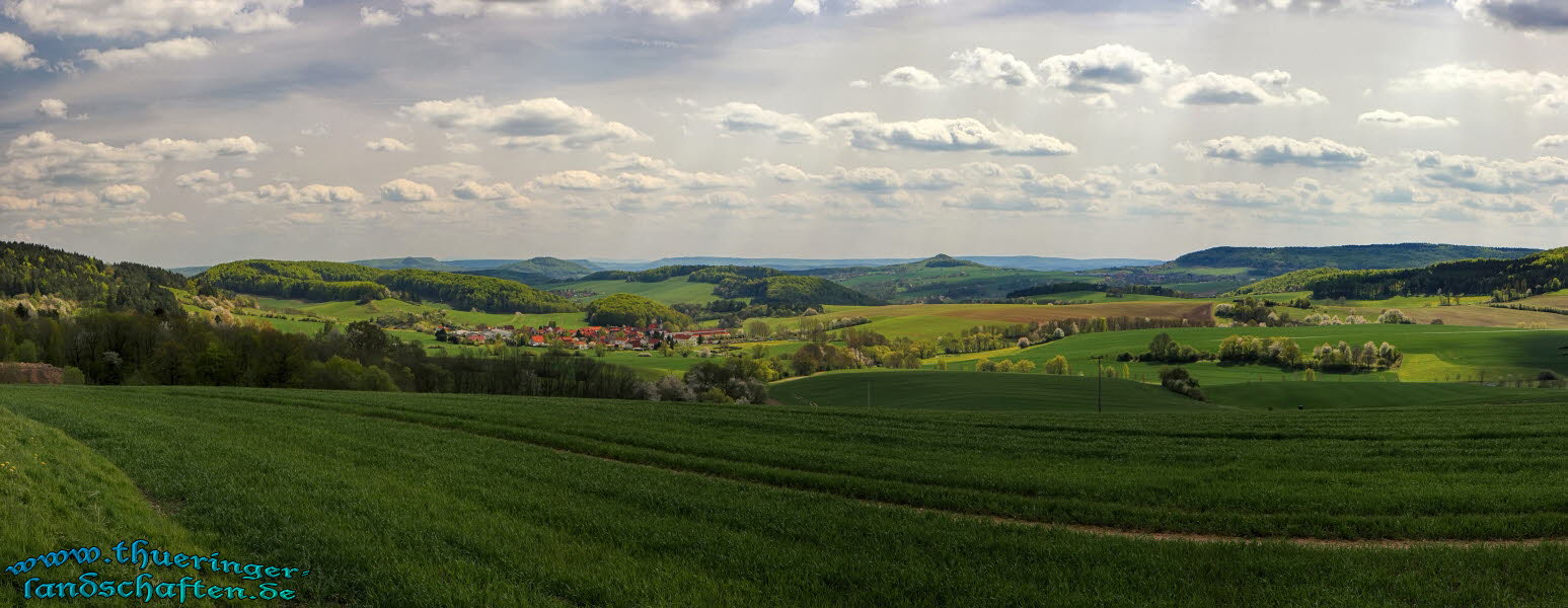 Blick von der Schnen Aussicht bei Dieterode