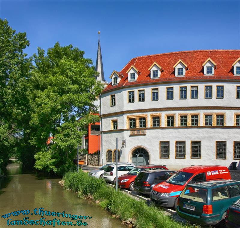 Die Gera an der Comthurgasse