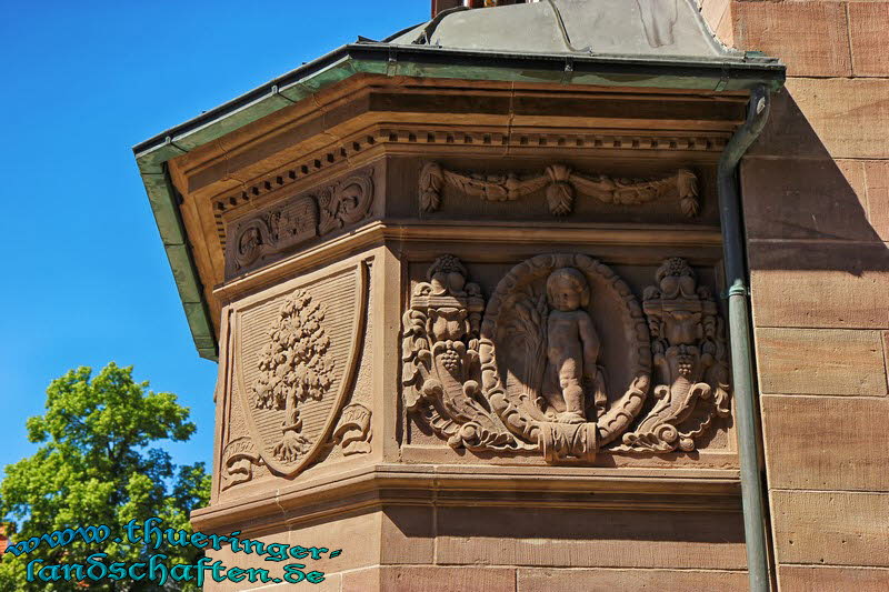 Hausdekor an der Kirche St. Martin Heilbad Heiligenstadt