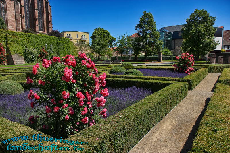 Barockgarten an der Kirche St. Marien Heilbad Heiligenstadt