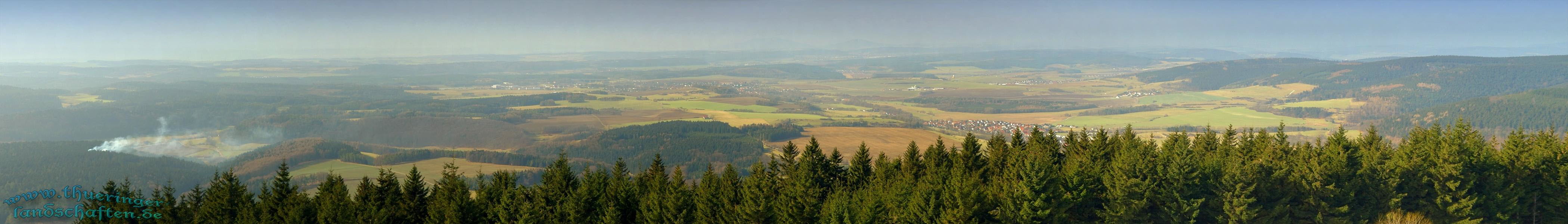 Blick vom Aussichtsturm nach Osten