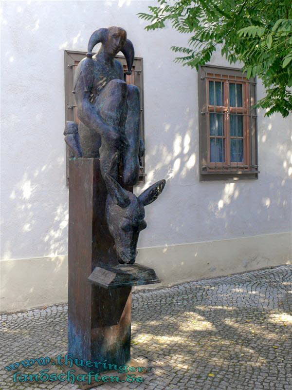 Statue an der Sandmnze