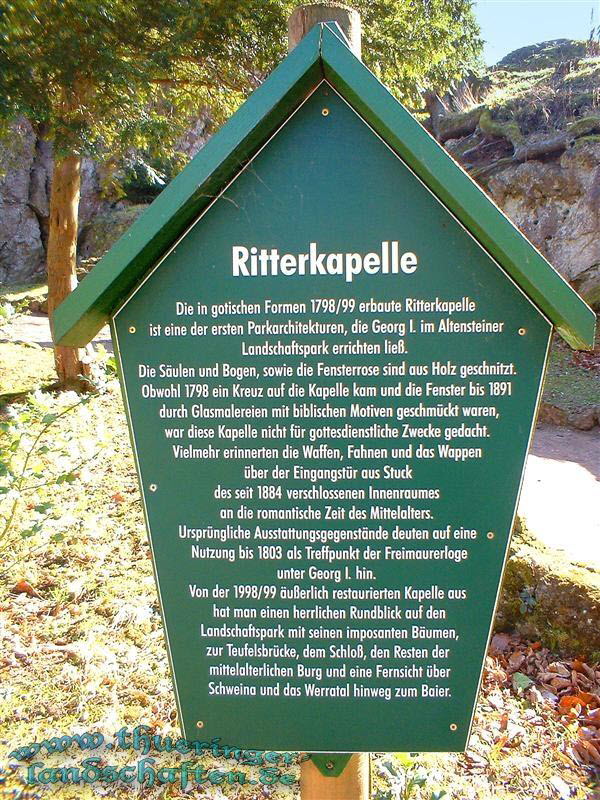 Schlopark Altenstein - Ritterkapelle