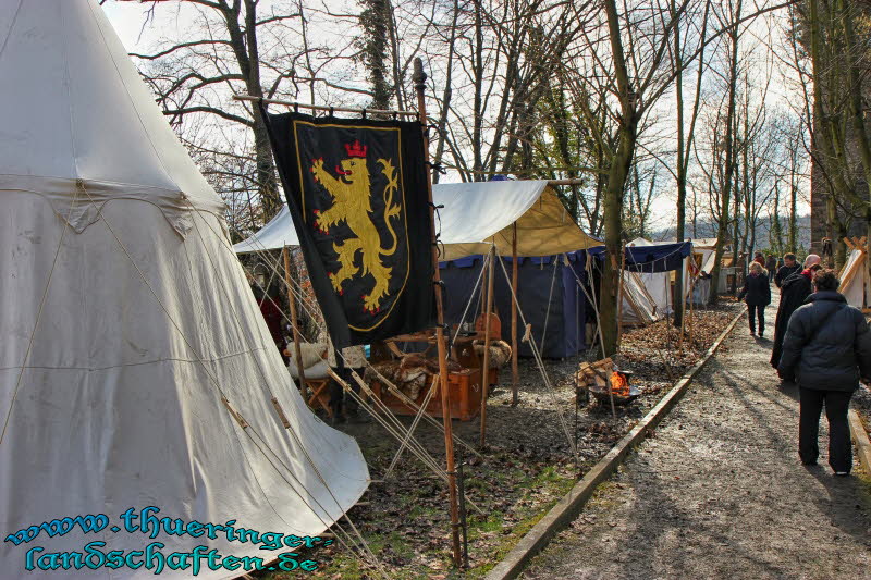 Mittelalterliches Burgspektakel auf der Osterburg in Weida