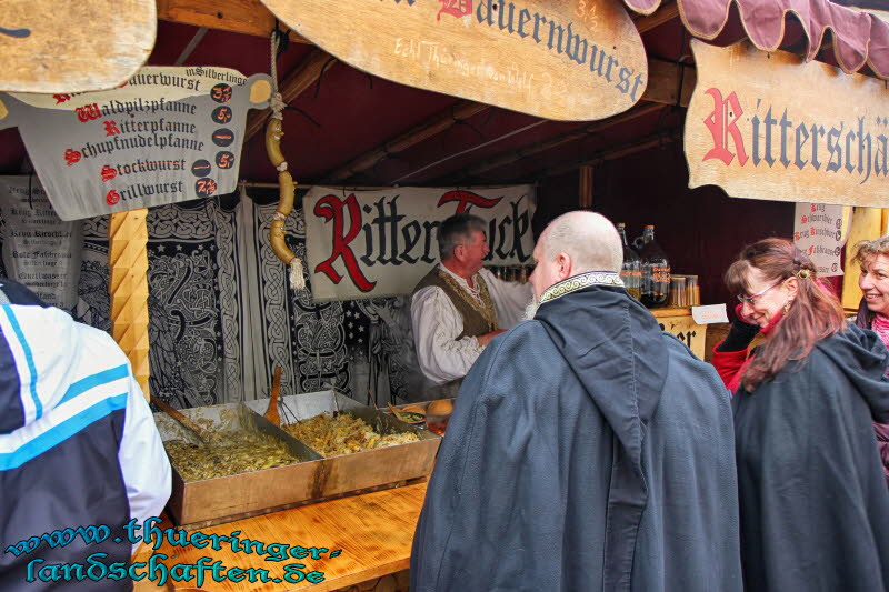 Mittelalterliches Burgspektakel auf der Osterburg in Weida