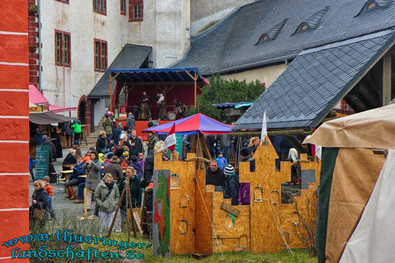 Mittelalterliches Burgspektakel auf der Osterburg in Weida