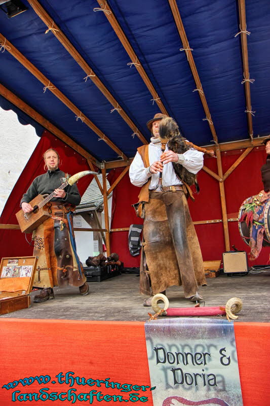 Mittelalterliches Burgspektakel auf der Osterburg in Weida