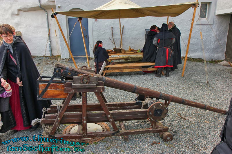 Mittelalterliches Burgspektakel auf der Osterburg in Weida