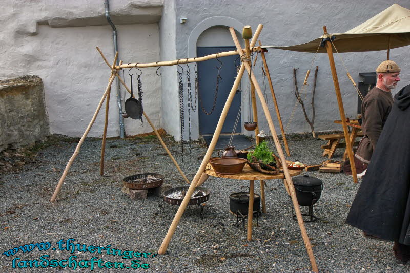 Mittelalterliches Burgspektakel auf der Osterburg in Weida