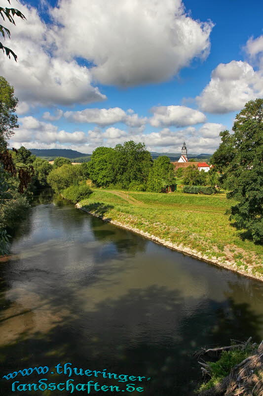 Die Werra in Breitungen