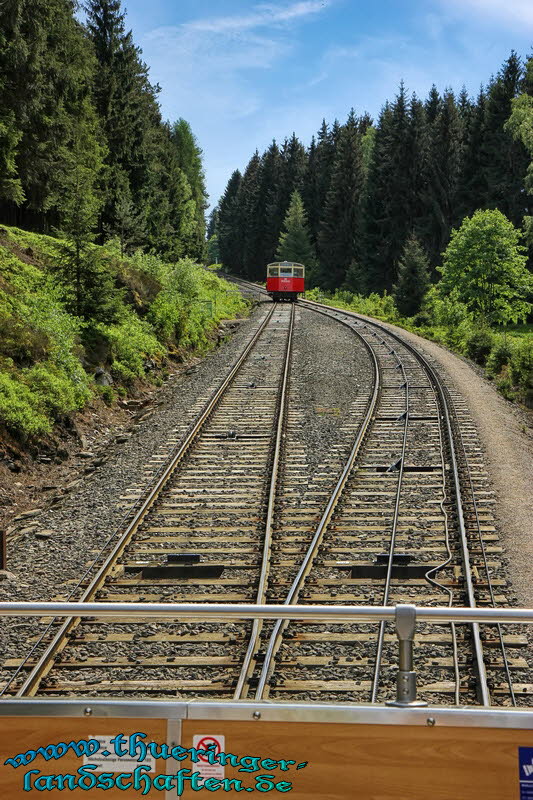 Fahrt mit der Oberweibacher Bergbahn