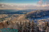 Blick vom Ringberg-Hotel aus auf Suhl