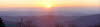 Sonnenuntergang - Blick vom Simmersberg bei Schnett